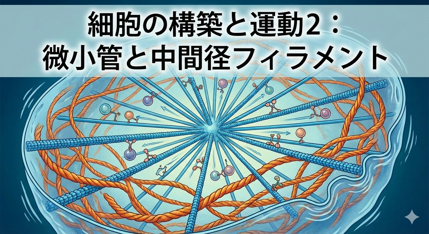 細胞の構築と運動２：微小管と中間径フィラメント